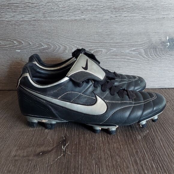 NIKE TIEMPO MYSTIC FG SOCCER BOOTS CLEATS FOOTBALL 2007 310115-011 US 8 - Picture 1 of 11